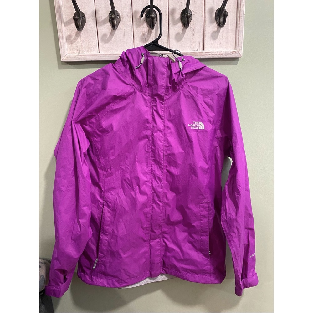 North face rain coat Large